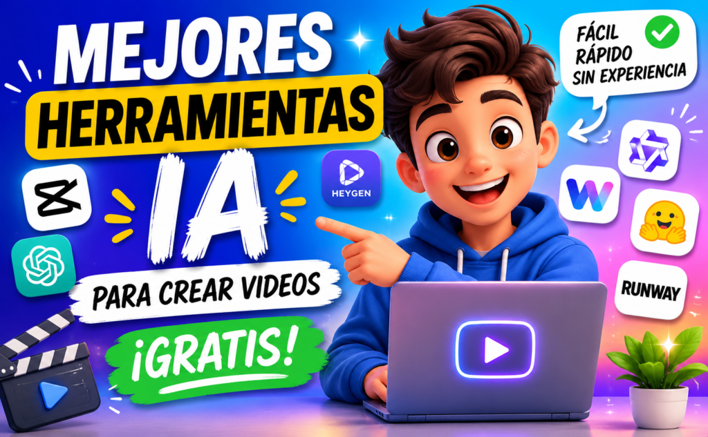 Las 10 mejores herramientas IA para crear videos gratis en 2026