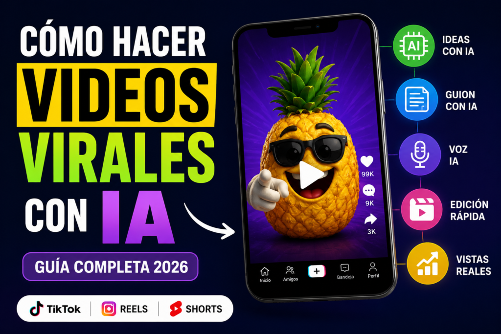 Cómo hacer videos virales con IA gratis en 2026 paso a paso
