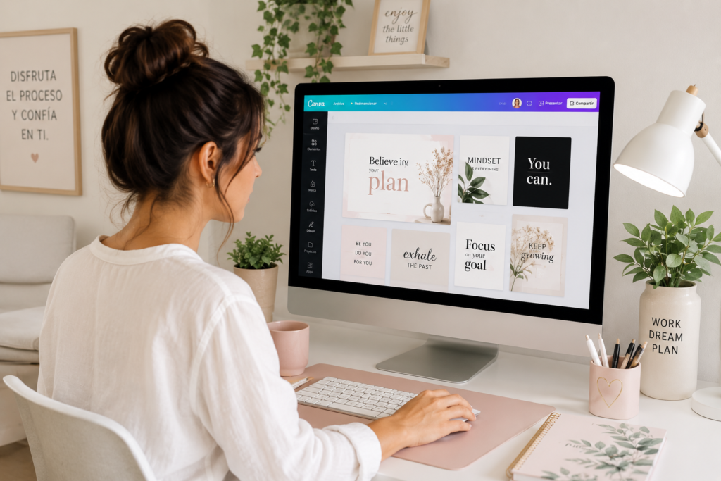 ganar dinero creando plantilla en canva 