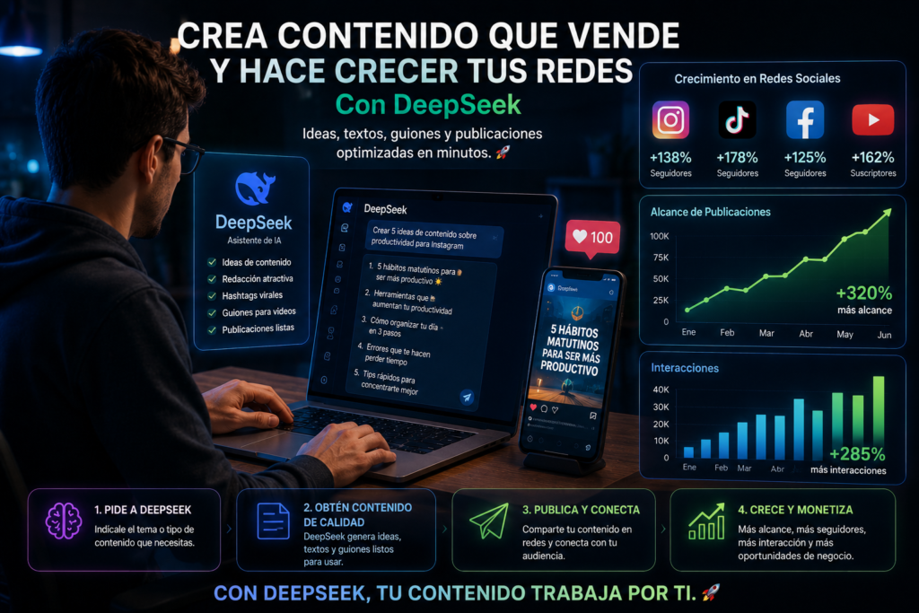 cómo ganar dinero con DeepSeek