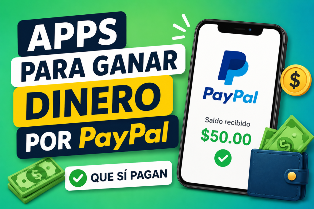 Apps para Ganar Dinero por PayPal: 12 Opciones Reales en 2026