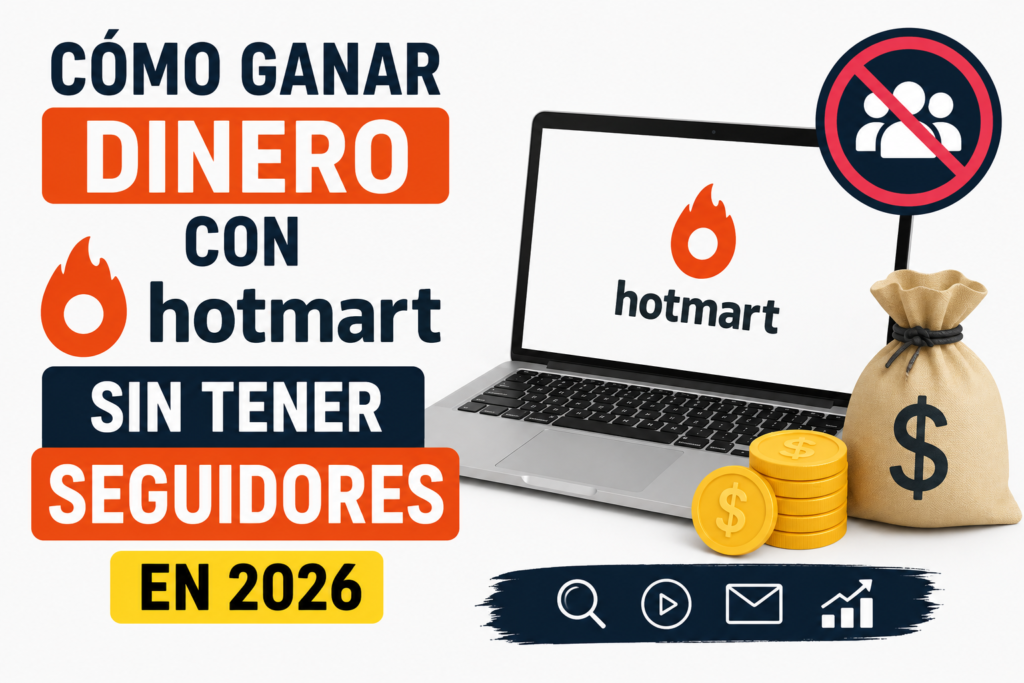 Cómo ganar dinero con Hotmart sin seguidores paso a paso
