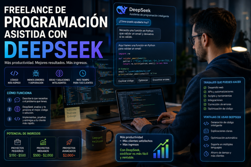 cómo ganar dinero con DeepSeek