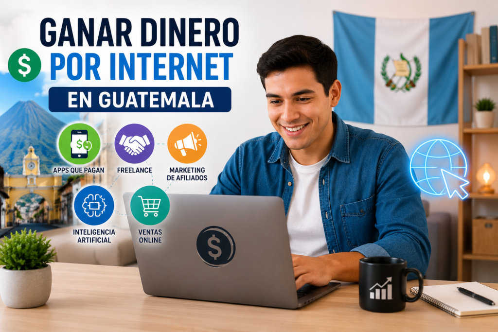 Cómo ganar dinero por Internet en Guatemala paso a paso