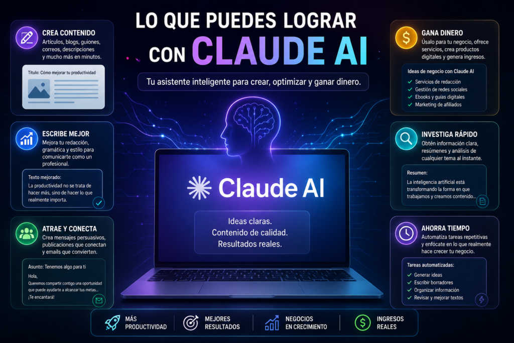 ganar dinero con Claude AI 