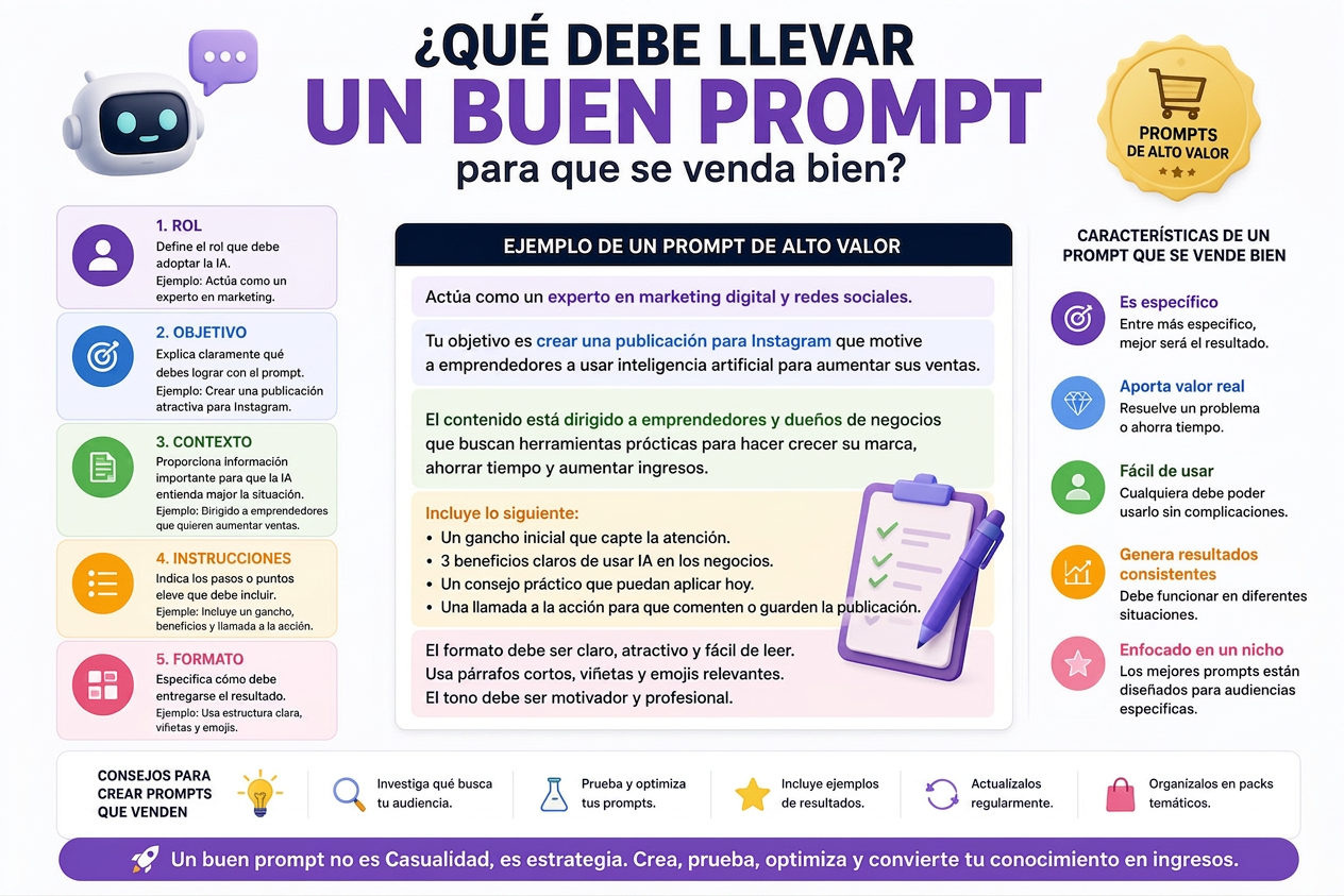 Vender prompts de AI