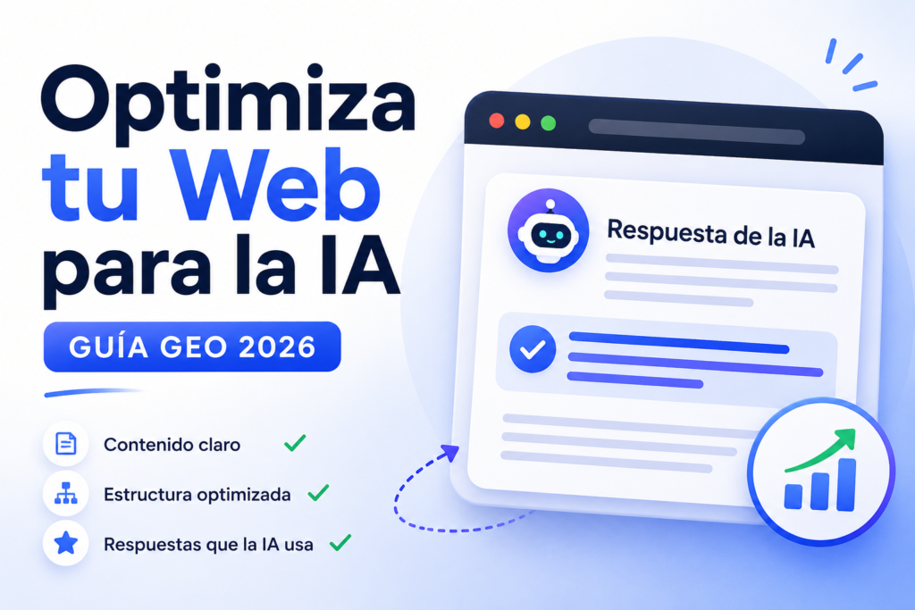 Cómo Optimizar tu Web para la IA (GEO 2026)